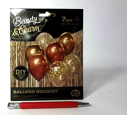 Metalinis balionas 12 aukso ir vario Party GODAN BB-ZLM7