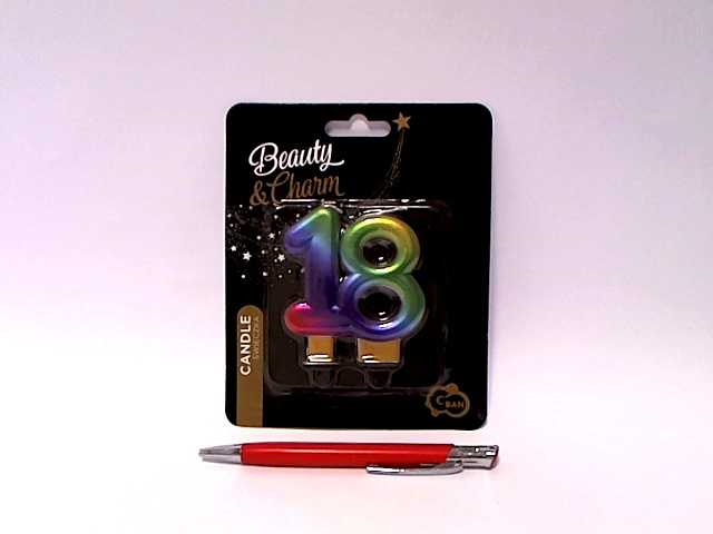 GoDan Candle for 18 Galaxa - 7,5 cm - 1 pc. universalus