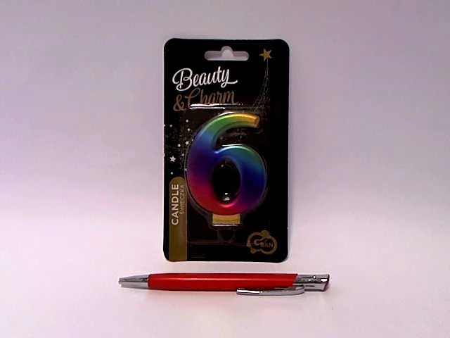 GoDan žvakė numeris 6, Galaxy, 8,0 cm PF-SCG6