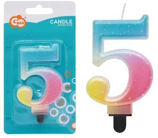 GoDan GIMTADIENIO ŽVAKĖS NUMERIAI 5 PASTELĖS OMBRE GOB/C