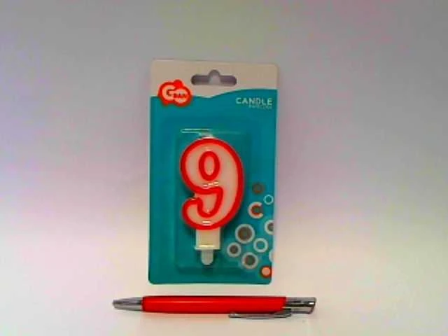Gimtadienio žvakė numeris 9 GODAN PF-SCC/9