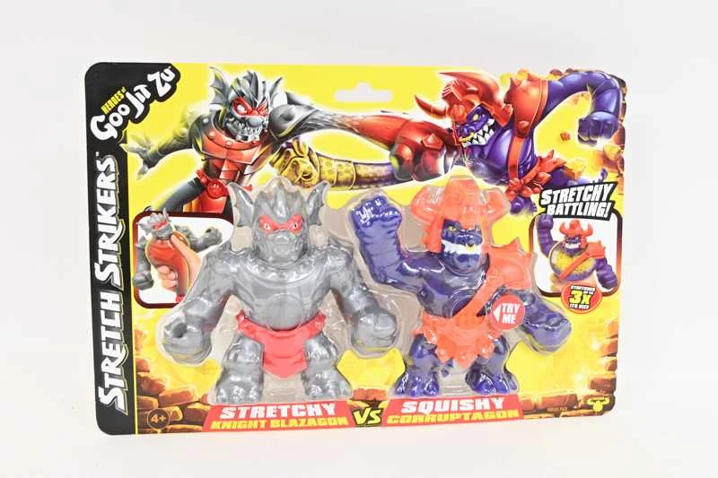 GOO JIT ZU HEROES OF Figūrėlės „Stretch Strikers“, 2 vnt.