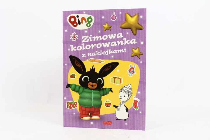 HARPERCOLLINS *****Žiemos spalvinimo knygelė su Bing lipdukais 80242