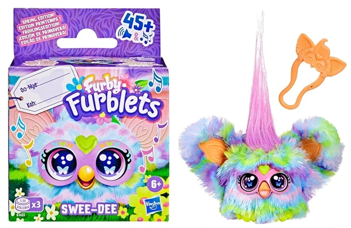 Hasbro FURBY Interaktyvus pavasarinis gyvūnėlis FURBLETS, 5 cm