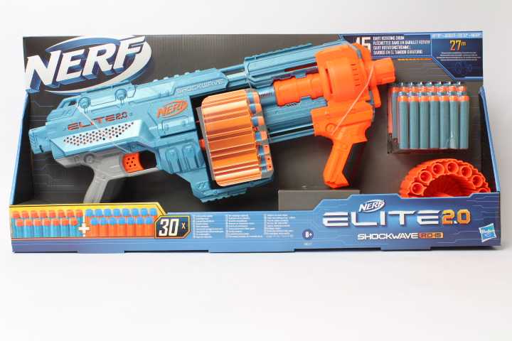 Hasbro NERF Elite 2.0 šautuvas SHOCKWAVE RD-15, modelis - E9527