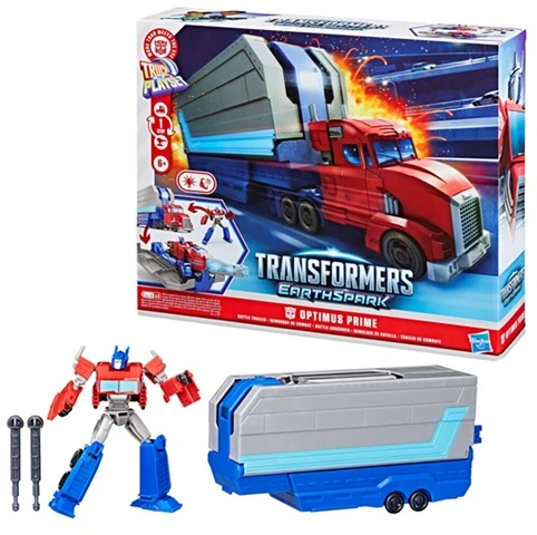 Hasbro TRANSFORMERS „Earthspark“ žaidimo rinkinio 2in1 mūšio anonsas