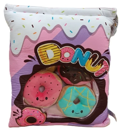 Hipo Donaty pluszowe 12cm 4vnt. poduszka 42X33 661222