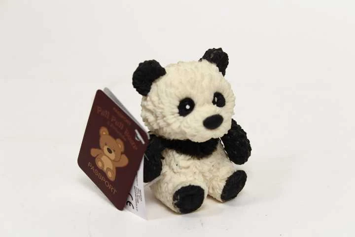 Guminė panda su žirneliais 7cm HIPO A-189-DB