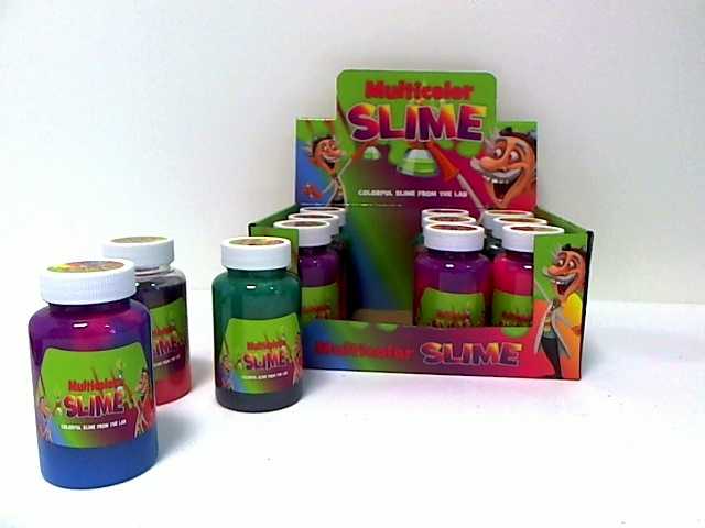 Gelio masė 250 g buteliuke Slime 3 spalvų HIPO 620628