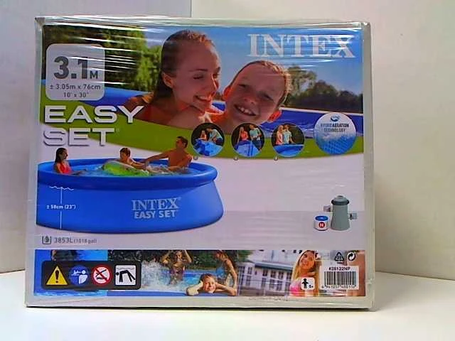 Pripučiamas baseinas INTEX Easy Set su vandens filtru 305x76cm 28122
