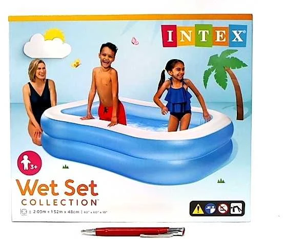 Pripučiamas baseinas INTEX Swim Center Family Pool 203x152x48 cm
