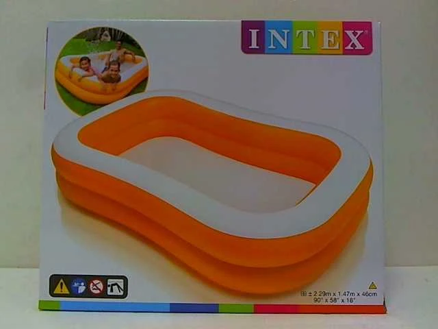 Pripučiamas baseinas INTEX Mandarin Swim Center Family Pool 229x147x46 cm
