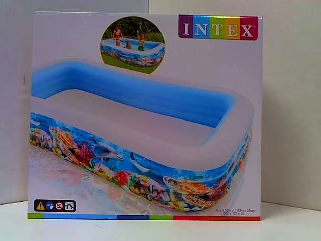 Intex Swim Center Baseinas šeimai, 305x183x56cm, su jūros gyvūnais