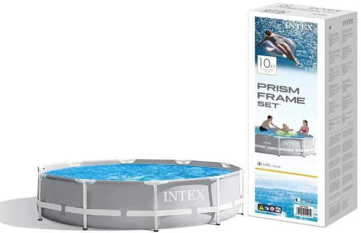 Intex Prism Frame Premium Pool Pilkas, 305x76 cm