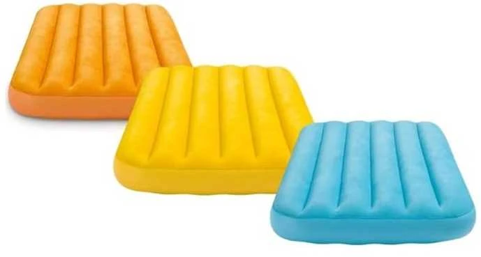 Pripučiamas vaikiškas čiužinys miegui 157x88x18 rožinis INTEX 66803