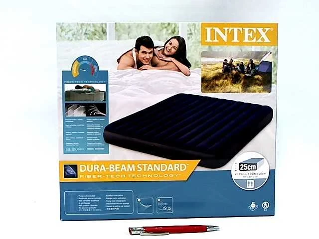 INTEX Pripučiamas čiužinys-lova 183x203x25cm