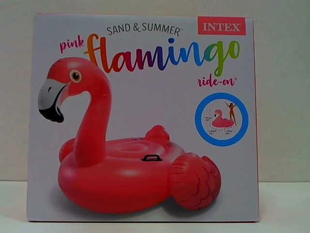 Pripučiamas žaislas INTEX Mega Flamingas Island 142x137x97cm rožinis 57558NP