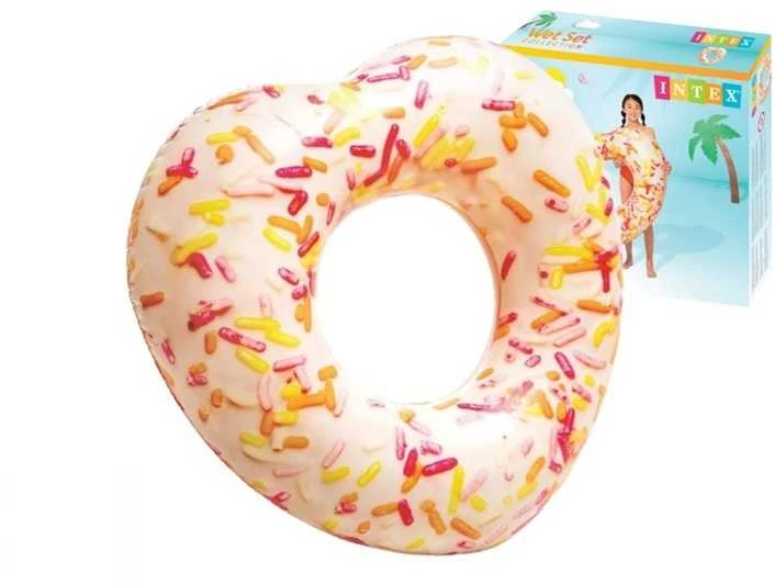 INTEX plaukimo ratas „Donut Širdis“ 56253