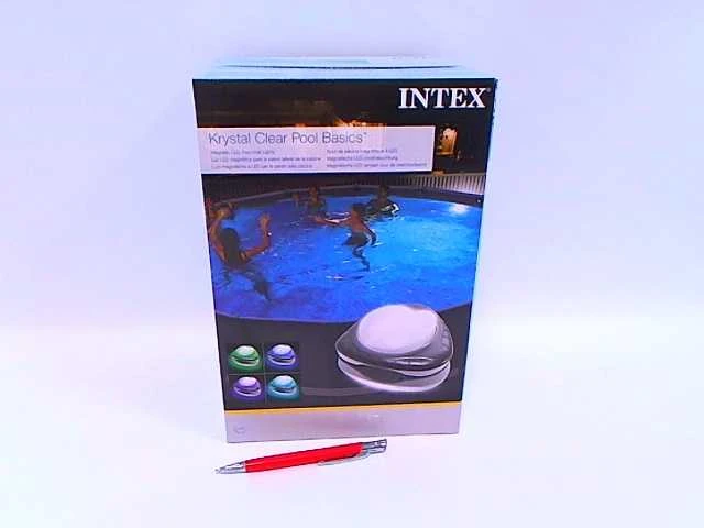 Magnetinis baseino šviestuvas įvairių spalvų LED INTEX 28698