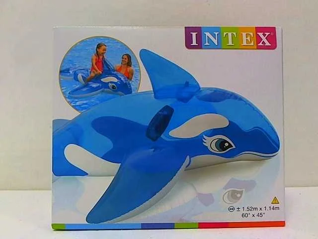 Pripučiamas plaustas Banginis, Intex, 152 x 114 cm