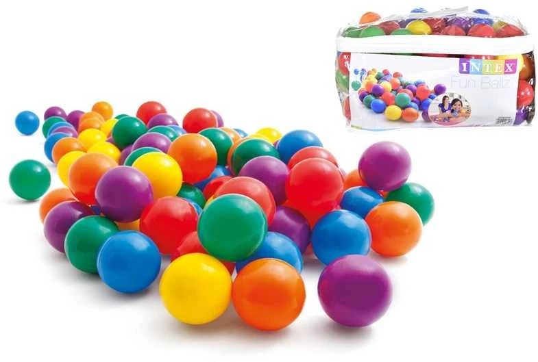 Intex Small Fun Balls, nešiojimo krepšys 100 vnt