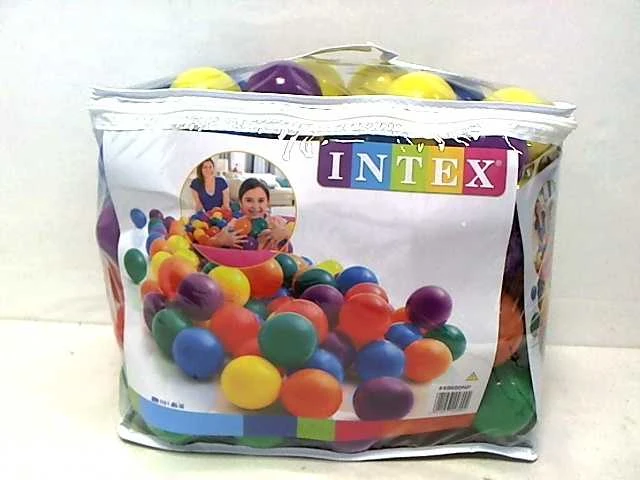 Amo Toys Intex Small Fun Balls PE, PVC, krepšys, 100 vnt, 8 cm