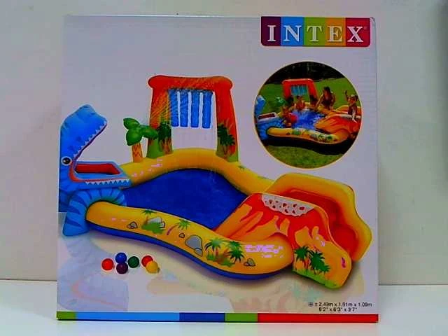 Vandens žaidimų aikštelė-baseinas Intex 57444, su čiuožykla