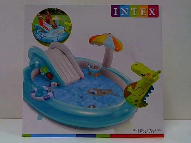 Vandens čiuožykla baseinas Intex