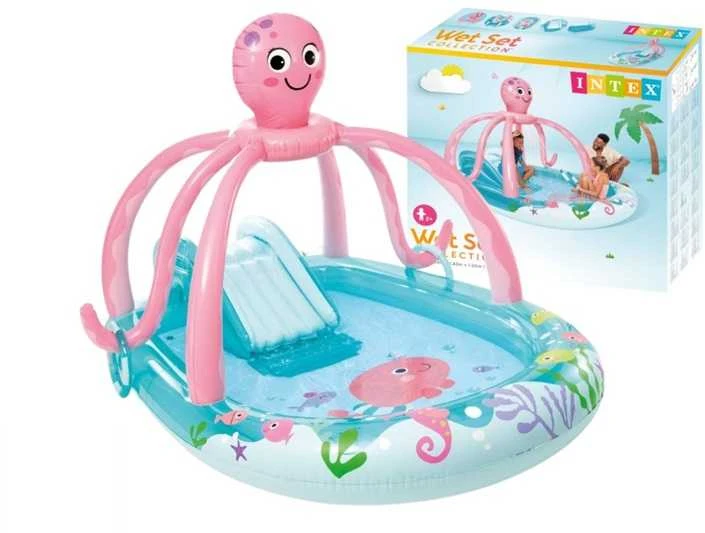 Pripučiamoji lauko žaidimų aikštelė „Linksmoji aštuonkojė“ INTEX 56138