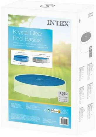 Intex Baseino uždangalas, mėlynas, 290cm, polietilenas