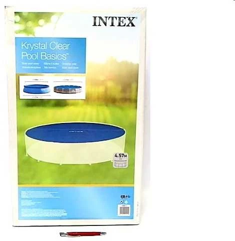 Intex Baseino uždangalas, mėlynas, 448cm, polietilenas