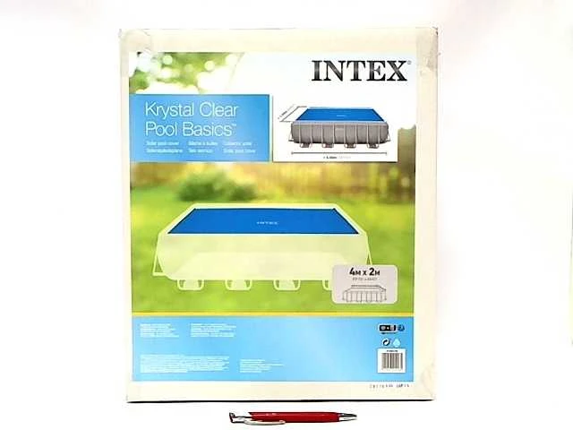 Intex Baseino uždangalas, mėlynas, 378x186cm, polietilenas