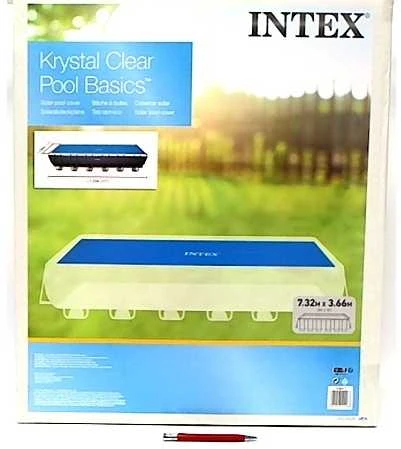 Intex Baseino uždangalas, mėlynas, 716x346cm, polietilenas