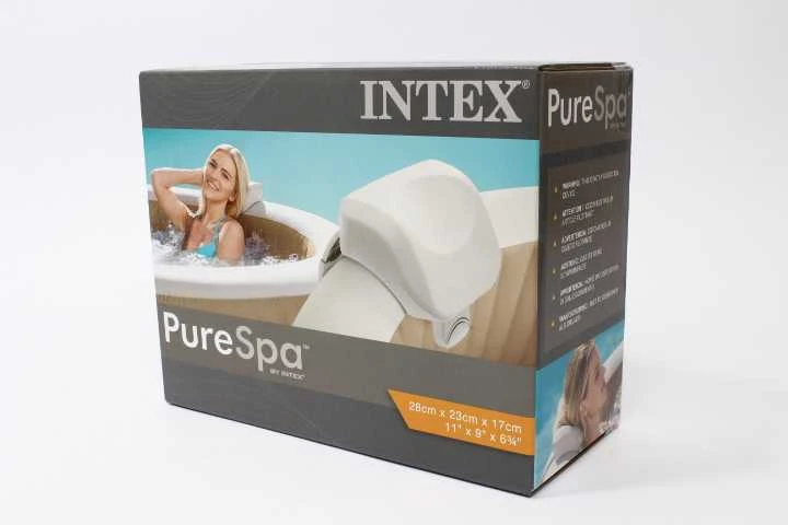 Intex Premium PureSpa Pagalvėlė galvai, balta, 28x23x17cm, porolonas