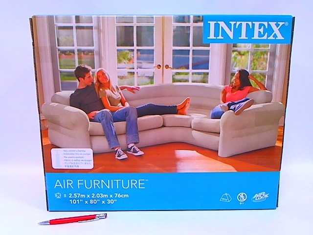 Intex pripučiama kampinė sofa, 257x203x76 cm 68575NP