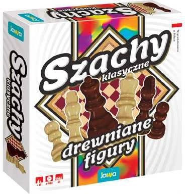 Jawa Klasikinė medinė šachmatų žaidimo lentelė su šachmatais