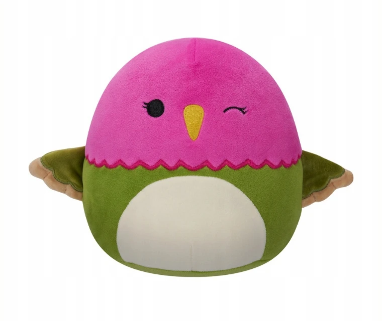 SQUISHMALLOWS P18 Pliušinis žaislas - Mielas kolibris, 19 cm