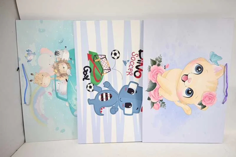Vaikiški krepšiai su piešiniais 60x40x25 cm