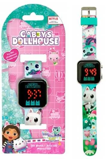 Laikrodis su LED ekranu Gabbys Dollhouse KiDS Licensing
