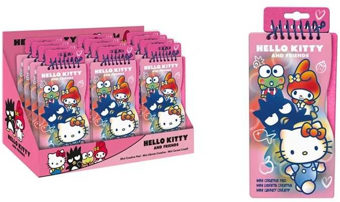 Kids Euroswan - Akcesoria licencyjne Kids Euroswan Hiszpania *****Hello Kitty lipdukų rinkinys, trafaretai HK50143 87007