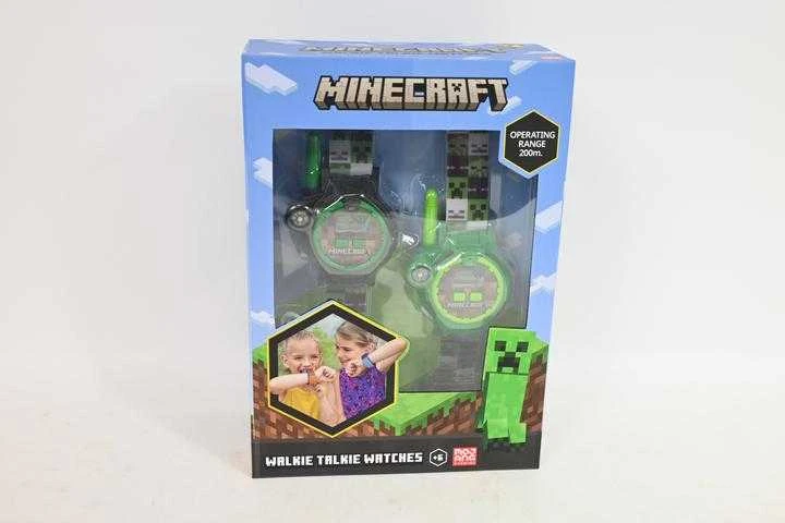 Kids Euroswan Hiszpania KIDS Rinkinys 2x Walkie Talkie Radio + Laikrodis Led Minecraft For Kids / Min40098