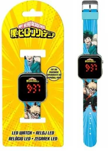 Kids Euroswan Hiszpania Skaitmeninis LED laikrodis "My Hero Academia