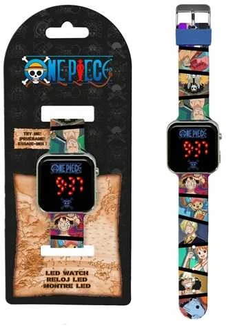 Kids Euroswan Hiszpania Vaikiškas laikrodis „Euroswan“ su LED kalendoriumi „One Piece OP00005 Kids Euroswan“