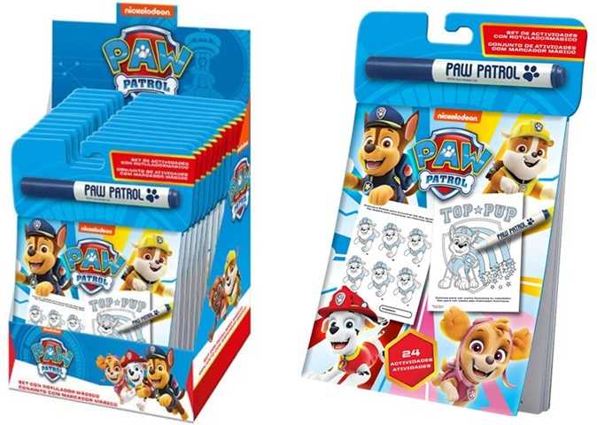 Kids Euroswan Hiszpania Spalvinimo knygelė + Paw Patrol stebuklingas žymeklis