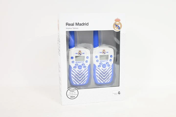 Ekids Vaikams Euroswan Ispanija *****Real Madrid Walkie Talkie Pro 1km 96832