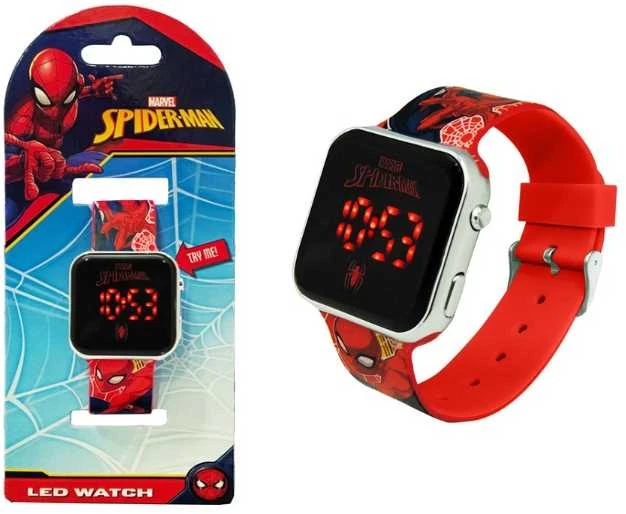 Kids Euroswan Spiderman LED laikrodis
