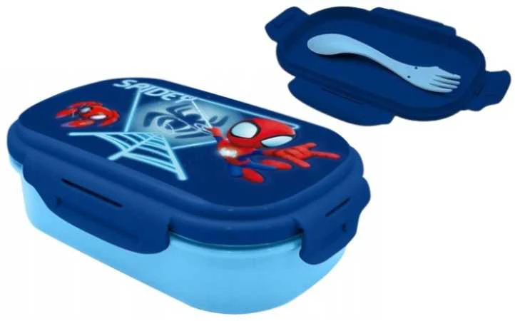 Kids Euroswan Hiszpania Vaikams Euroswan priešpiečių dėžutė Priešpiečių dėžutė vaikams Mokyklai Žmogus-voras Spidey ir draugai / Sp50100 / Spidey ir super draugai