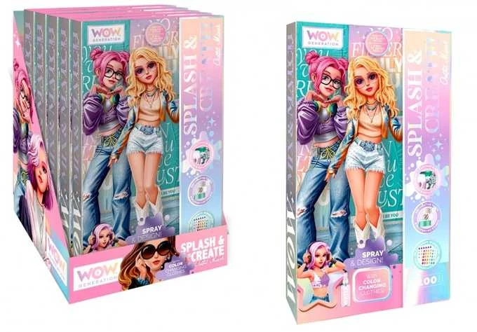 Kids Euroswan WoW Generation Rinkinys Purškiklis & Design 100 el. WOW00085