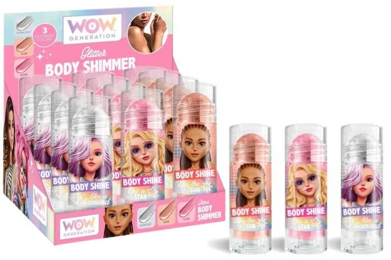Kids Euroswan WOW GENERATION švytėjimo suteikianti kūno priemonė, asort., WOW00139