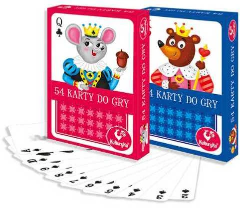 Kukuryku Žaidimų kortos 54 listki - Junior 63407